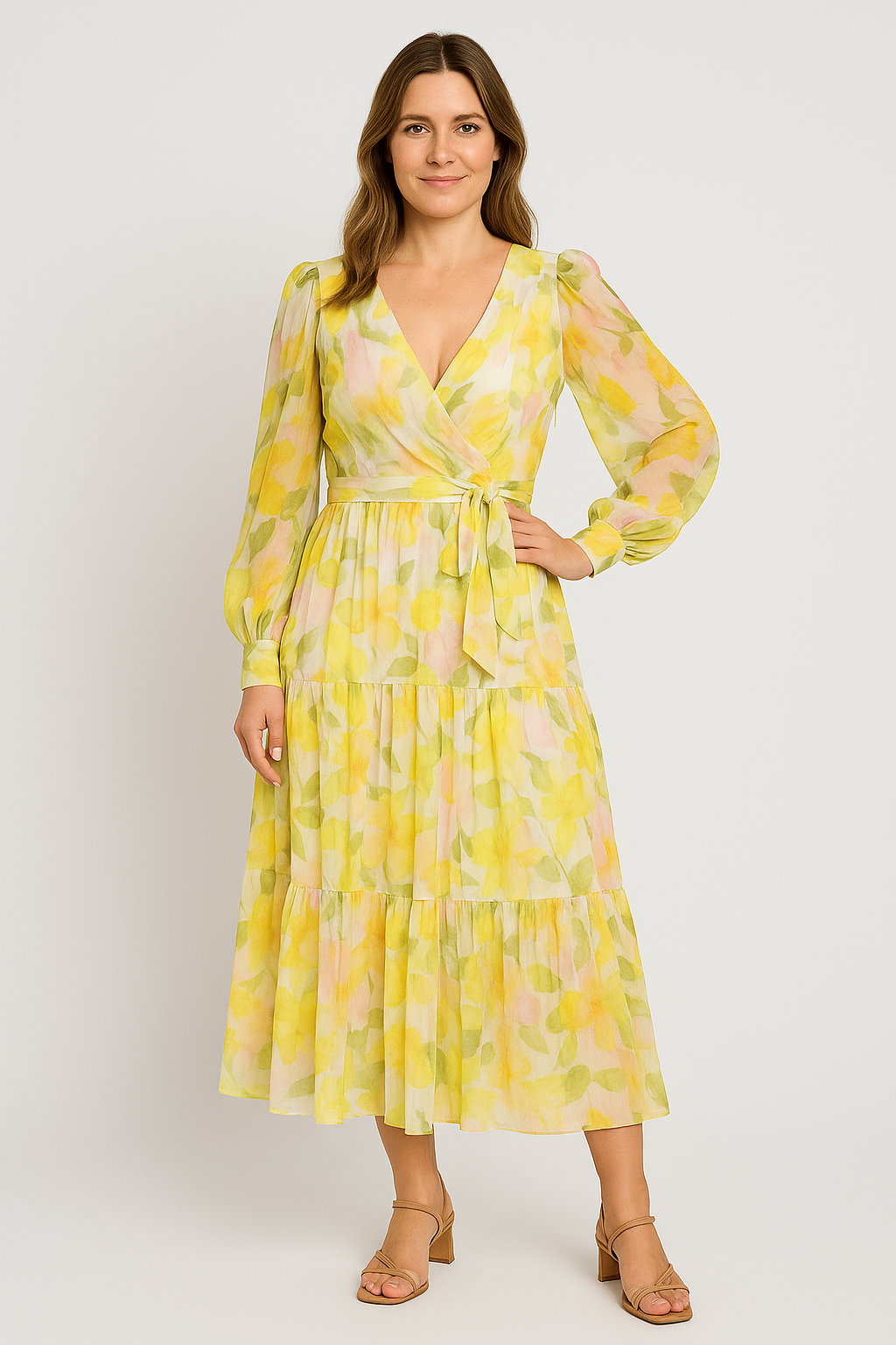 Women's Floral Maxi Dress – Elegant, Flowing & Feminine