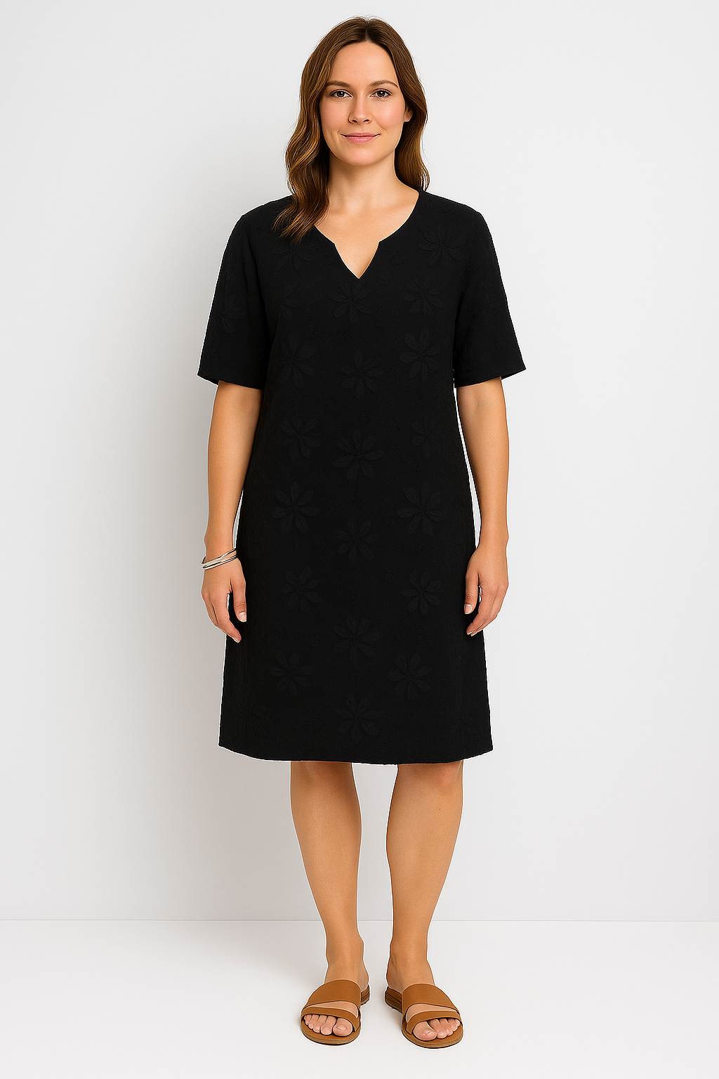 Women's Wrap Dress – Satin Look, Elegant & Flattering