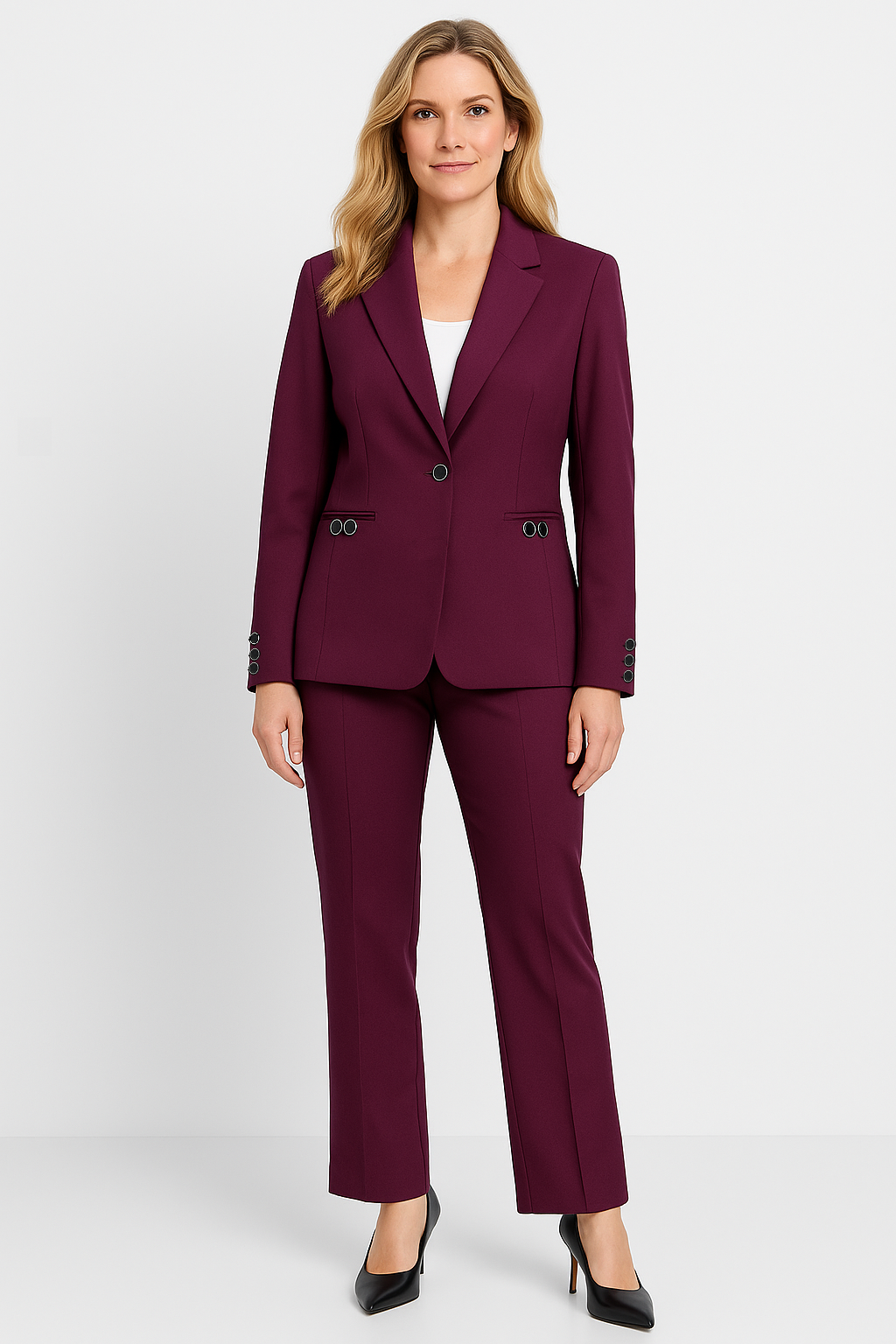 Women’s Two-Piece Set – Elegant Blazer Style, Refined & Modern