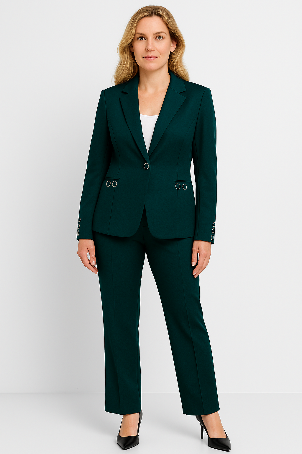 Women’s Two-Piece Set – Elegant Blazer Style, Refined & Modern