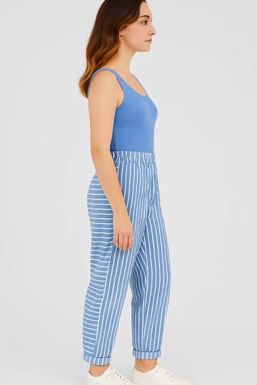 Women's Trousers – Striped, Comfortable & Versatile