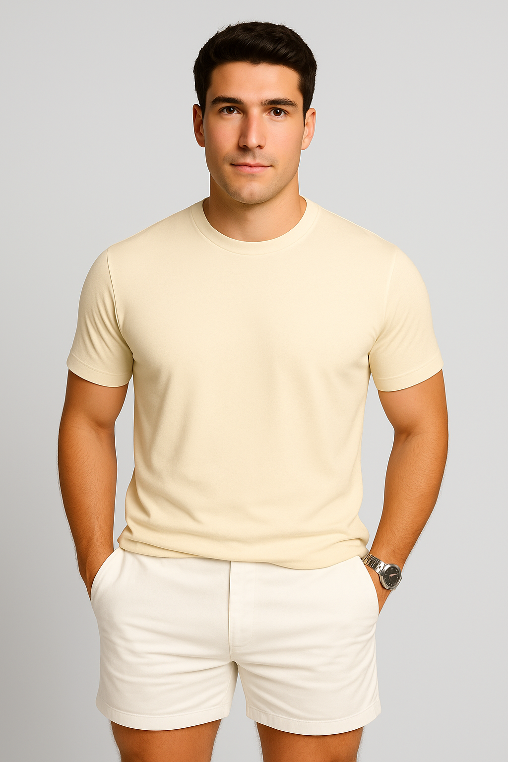 Men's Cotton Crew Neck Top – Casual & Comfortable
