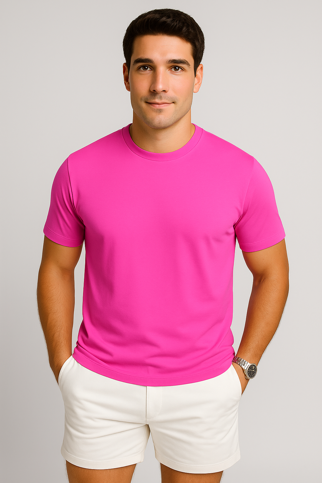 Men's Cotton Crew Neck Top – Casual & Comfortable