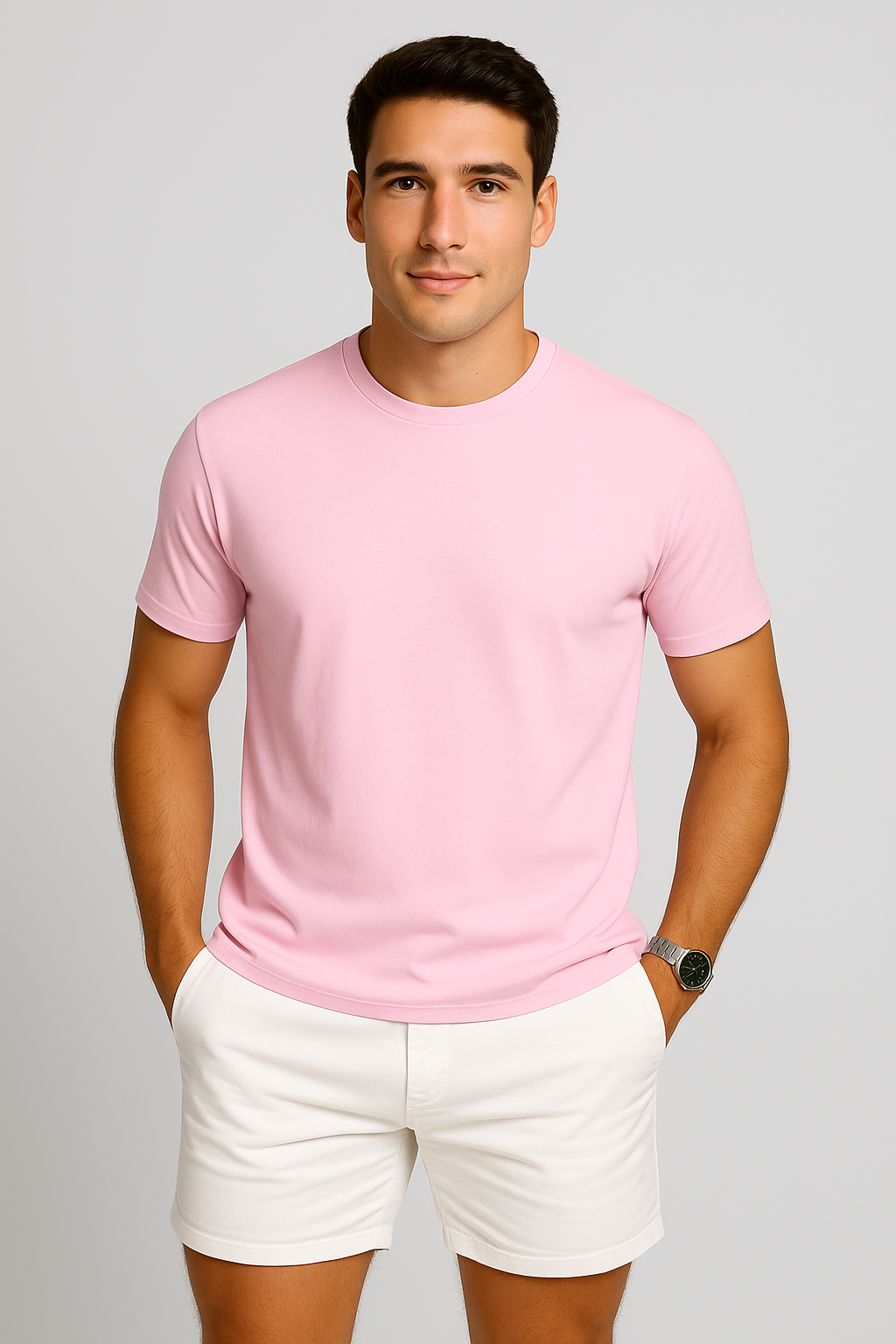 Men's Cotton Crew Neck Top – Casual & Comfortable