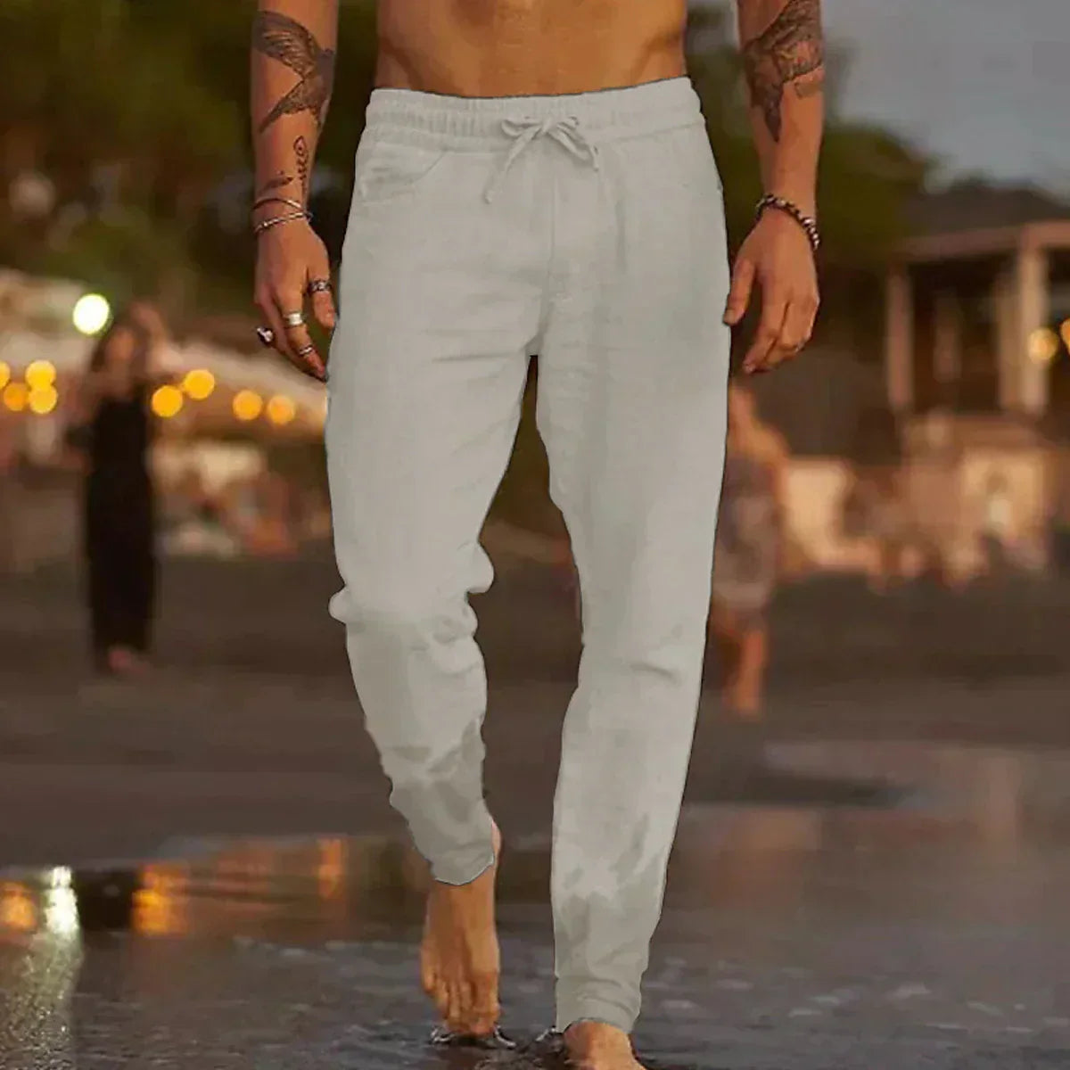 Men's Linen Trousers – Lightweight, Casual & Breathable