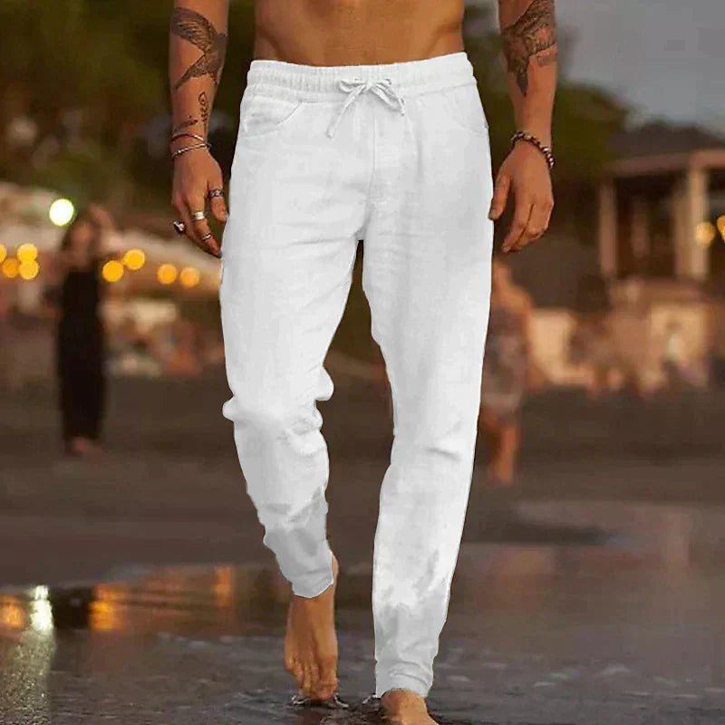 Men's Linen Trousers – Lightweight, Casual & Breathable