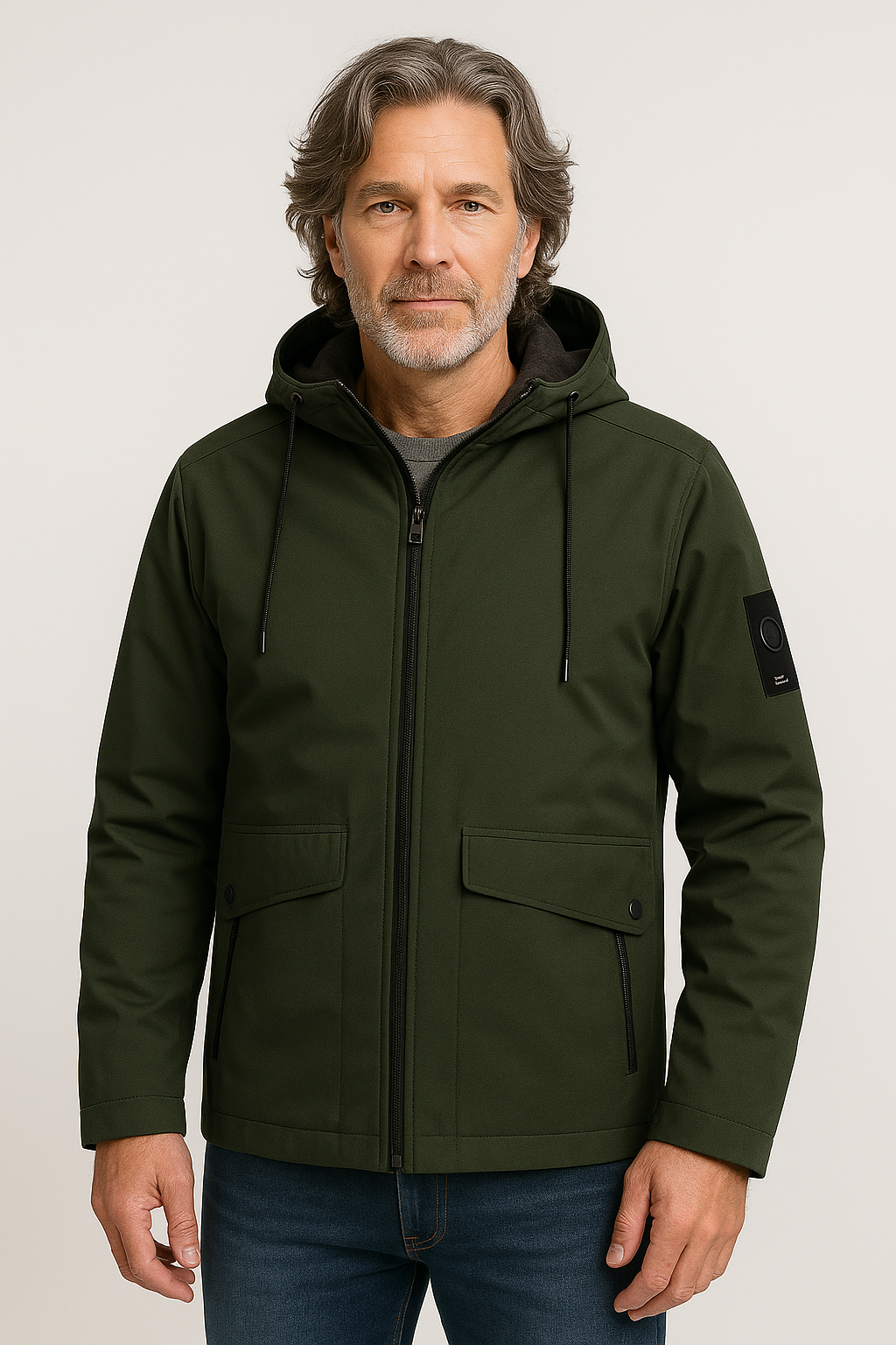 Men’s Jacket – Softshell Style, Lightweight & Water-Repellent