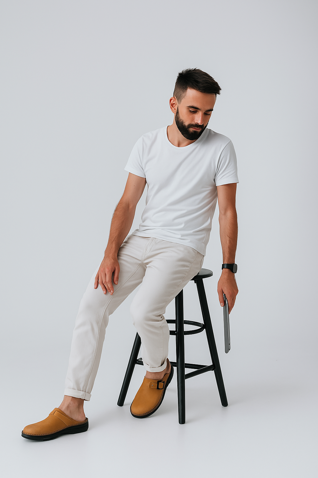 Men's Leather Slippers – Elegant & Comfortable for Everyday Wear