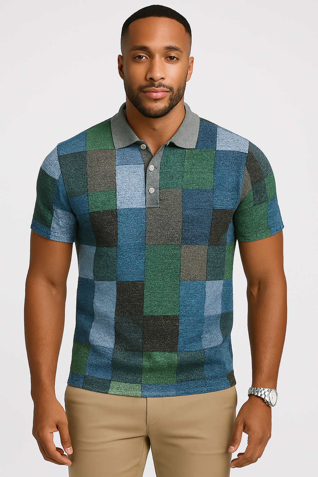 Men's Polo – Checked, Comfortable & Stylish